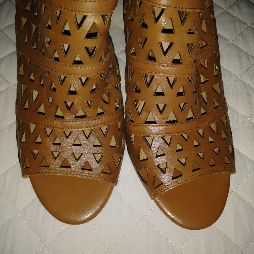 Michael Kors soft leather cage style sandals